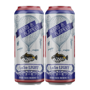 4-Pack Beers & Burpees (16oz) - 3.5% ABV, 30 IBU