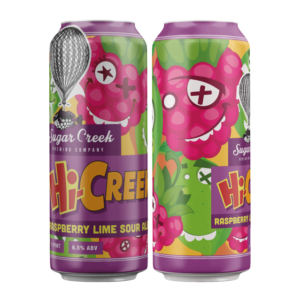 4-Pack Hi-Creek Raspberry Lime Sour (16oz) - 6.5% ABV, 10 IBU