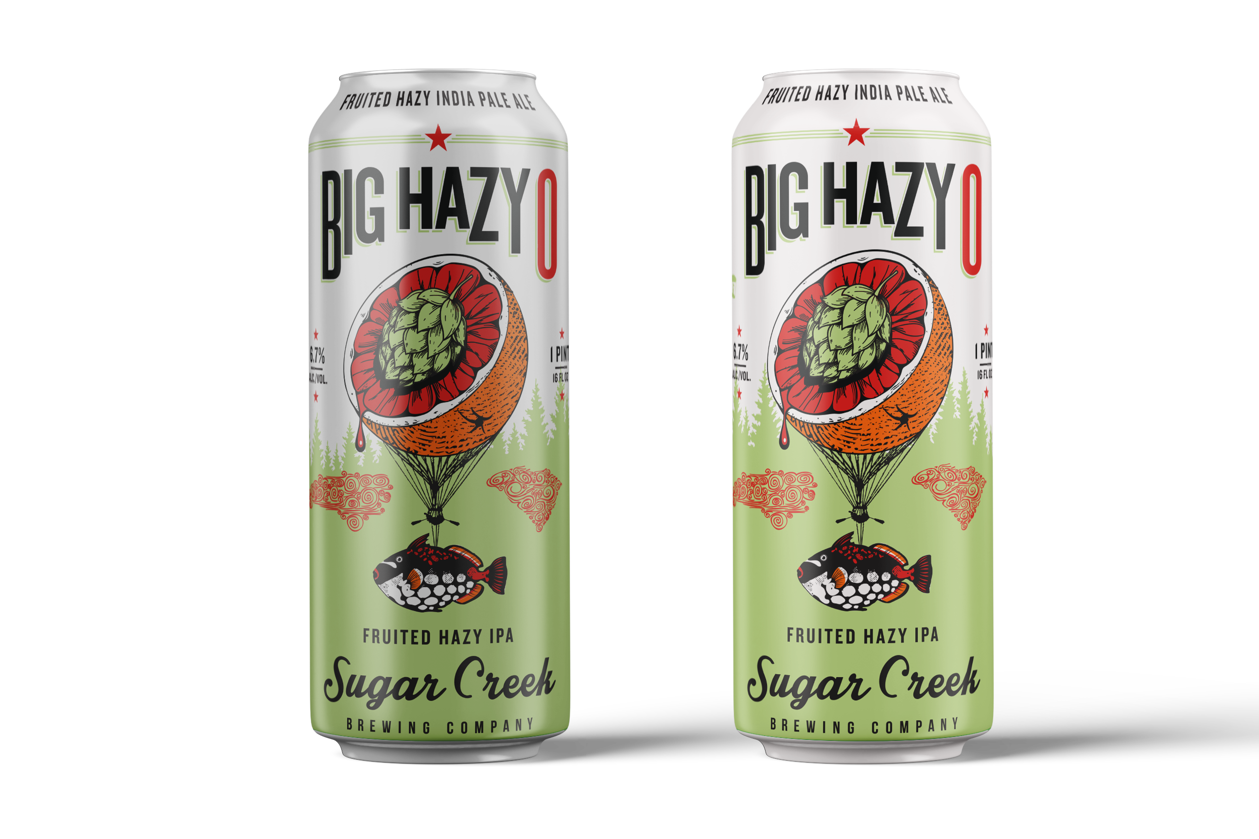 4-Pack "Big Hazy O" Blood Orange Hazy IPA (16oz) - 6.7% ABV, 45 IBU - Image 2